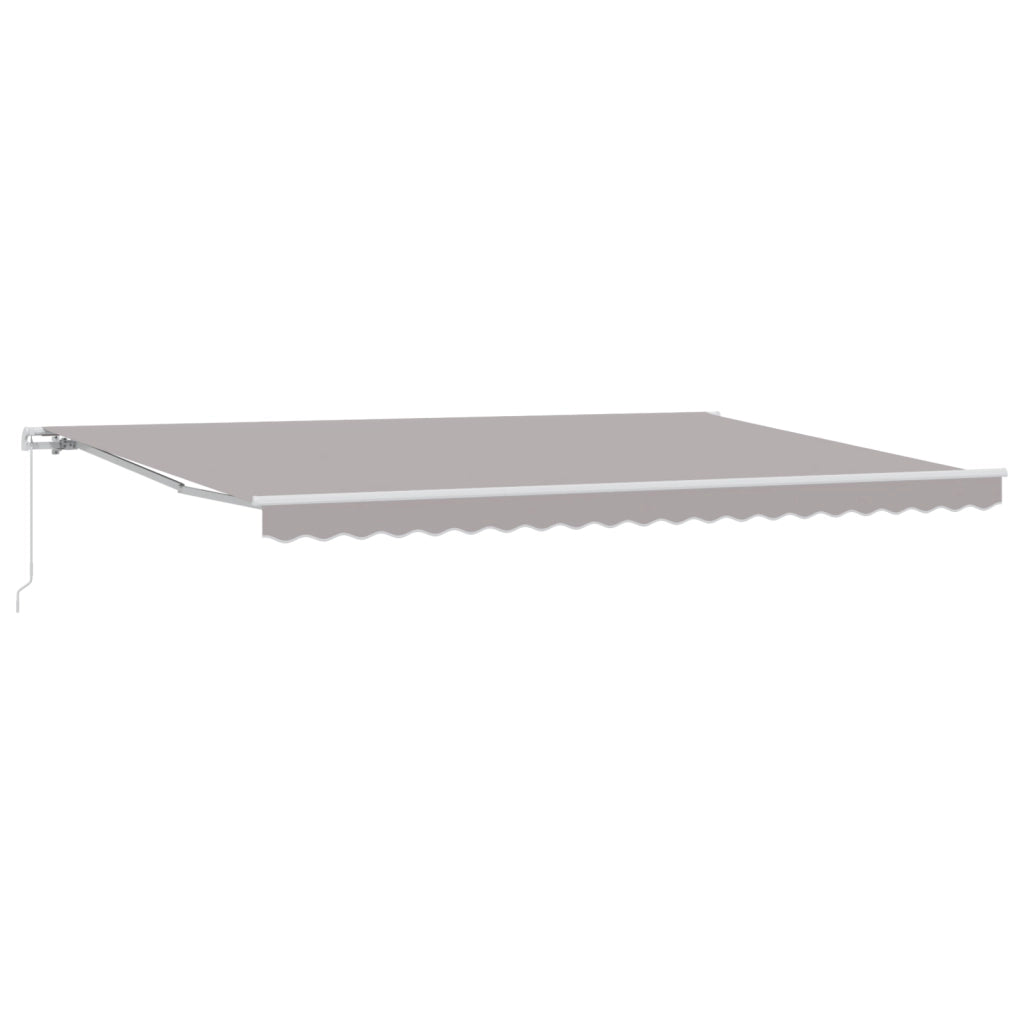 Tenda retrattile manuale  Grigia 500x350 cm