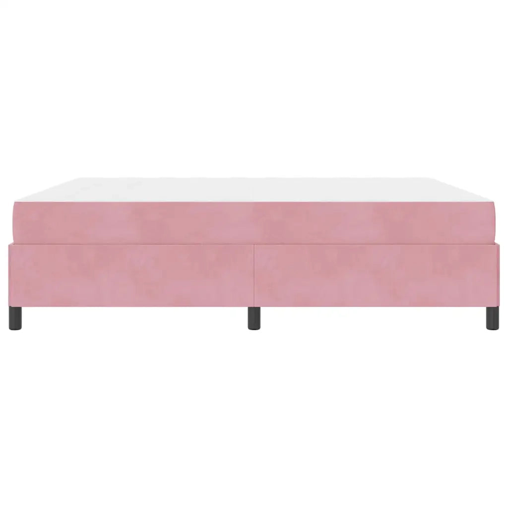 Struttura del letto con materasso Rosa 180 x 200 cm Tessuto 3399083