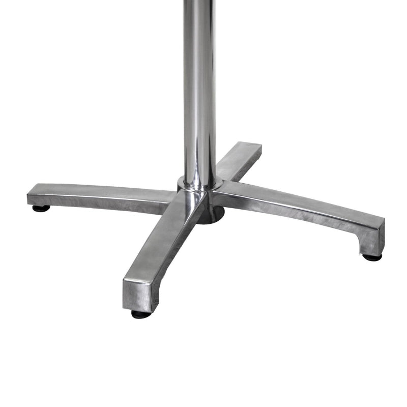 Base tavolo alluminio Lucas grigio ribaltabile cm 52x52h72