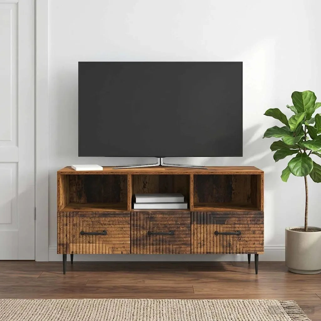 Mobile TV Legno antico 102 x 34,5 x 50 cm Legno ingegnerizzato 894913