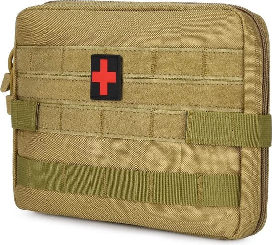 Kit di emergenza per sopravvivenza Mini Tasca a Molla Tattica Borsa Medica per Viaggi Outdoor Escursioni Campeggio