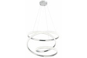 Lampadario glamour cromo Enzo LED 58W Ø70cm Reality