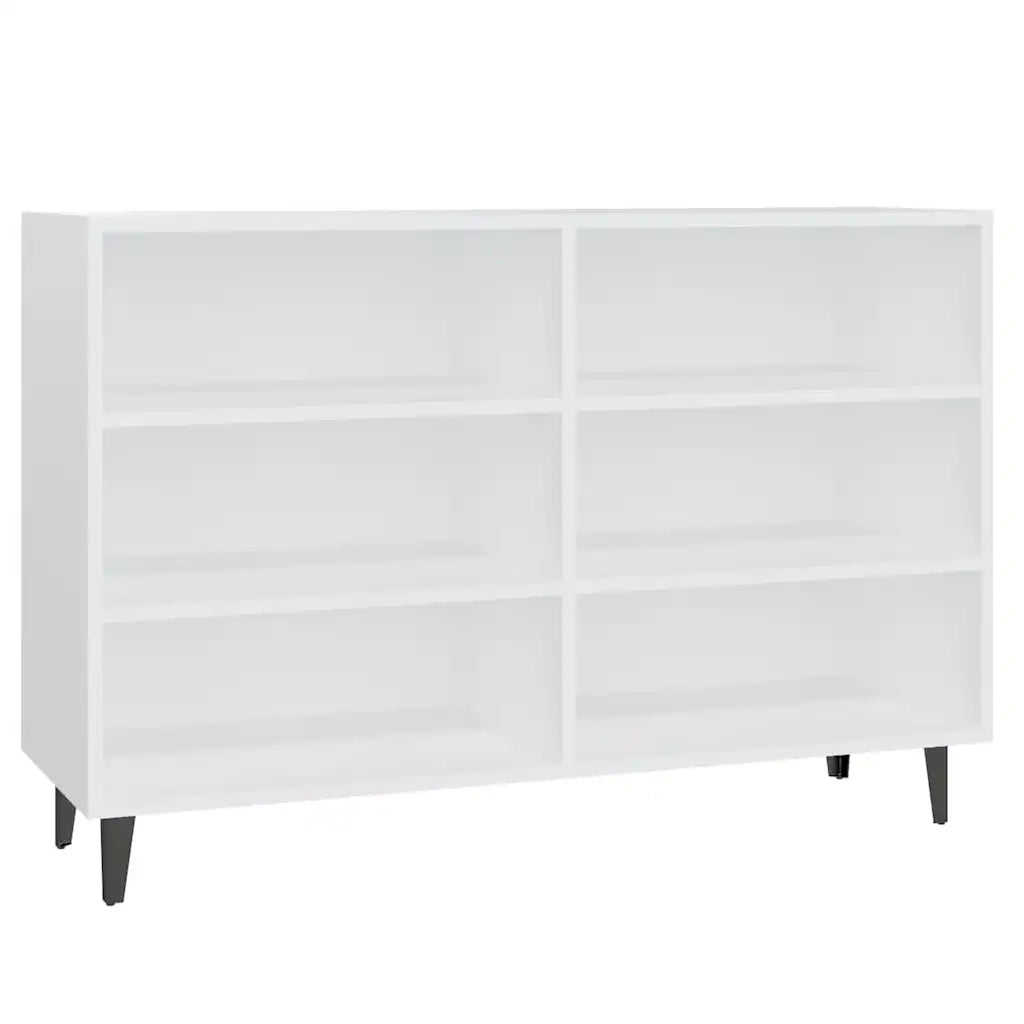 Credenza Bianca 103,5x35x70 cm in Legno Multistrato 806040