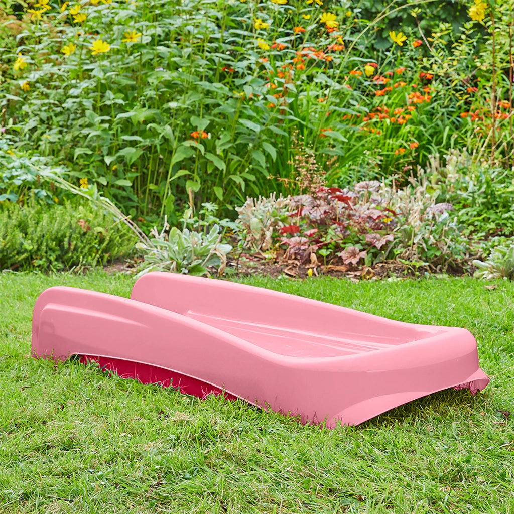 Scivolo per Bambini Pieghevole a 3 Gradini Rosa