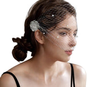 Vestito da sposa - Vogelkooi - Copricapo per carnevale - Accessorio vintage - 20 x 40 cm - Design elegante