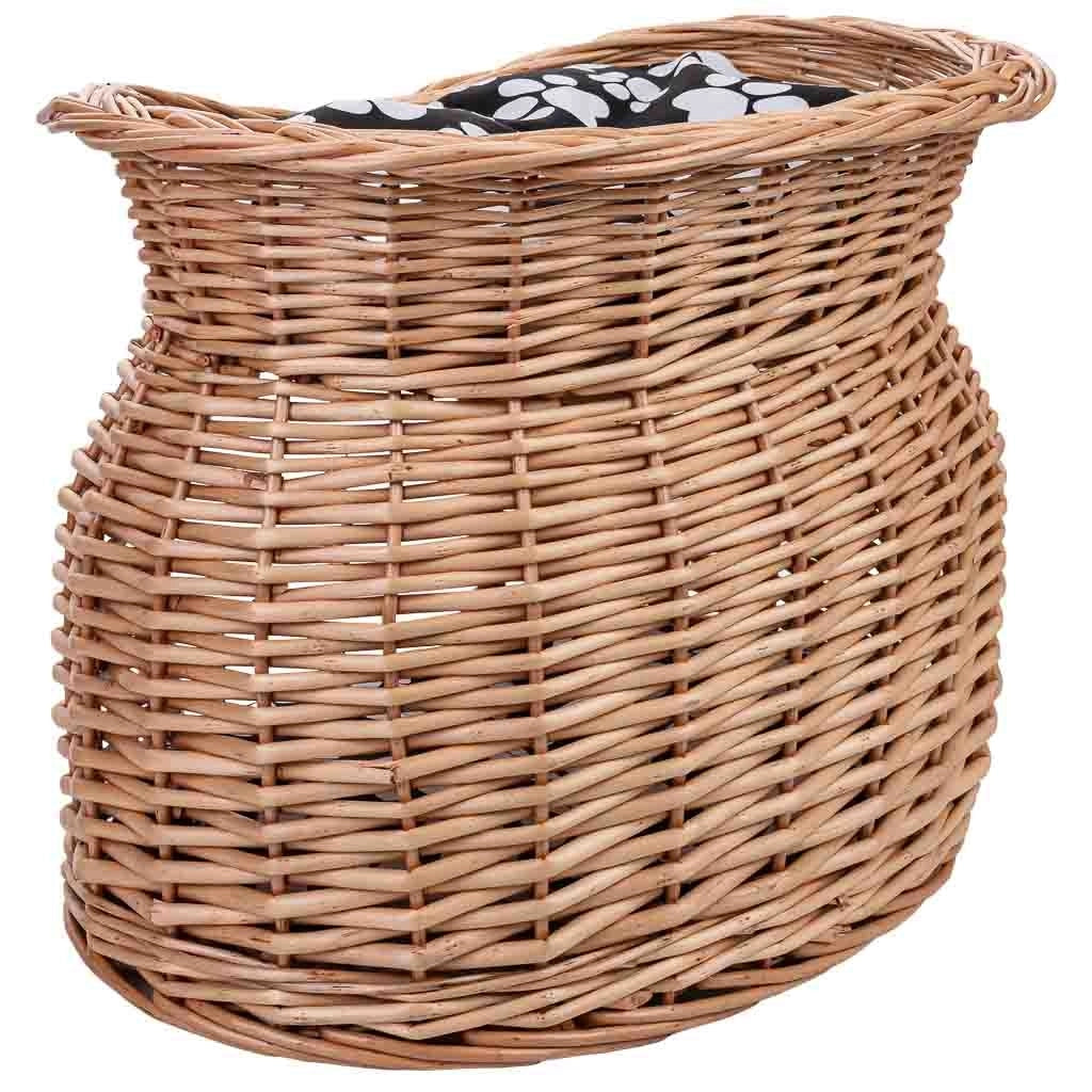 Cuccia in vimini per animali 43x33x33h cm
