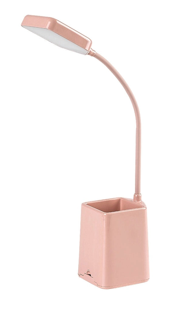 Lampada da scrivania LED rosa porta smartphone 6W Rabalux