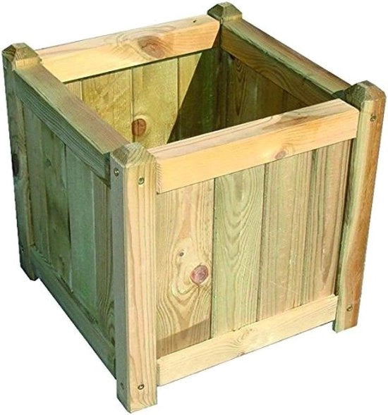 Cassa fiori in legno - Demontabile - 40 x 40 x 40 cm