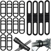 Accessori di illuminazione per bicicletta, cintura in silicone per retrovisore, cinghia in pelle per retrovisore, anello in gomma per lampada anteriore, set di cinture strap-on, modello 5