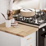 Piano di Lavoro Cucina 40x63,5x2,7 cm Legno Massello Rovere 4008995