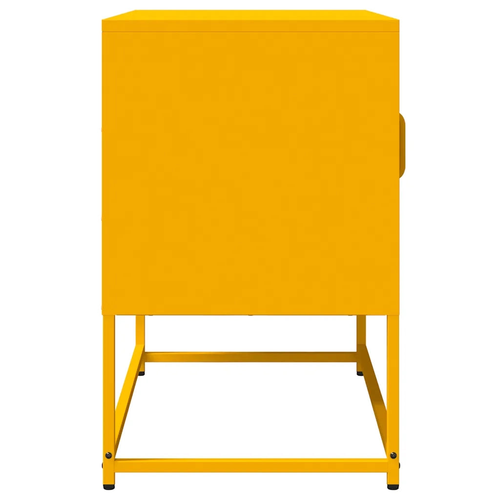 Mobile TV Giallo Senape 68x39x60,5 Acciaio Laminato a Freddo 853335