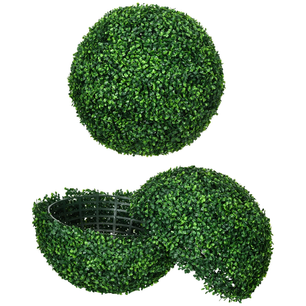 Piante Finte Bosso Sfera ¨C zephmum ¨C 2 Pezzi ?50cm Verde