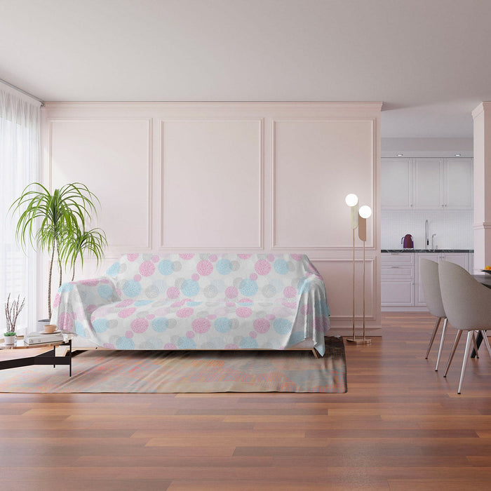 Telo Arredo Copritutto Copridivano in Microfibra Molecole 170x280 cm