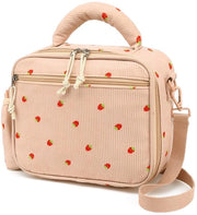 Borsa termica per bambini, isolata, scuola, picnic, aardbeiroza