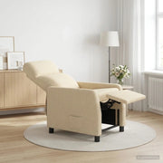 Divano Sedia-Poltrona reclinabile Crema Tessuto 555310