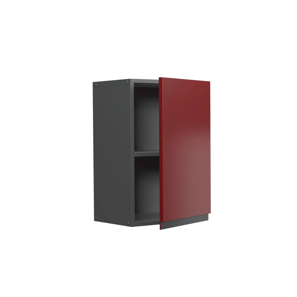 Vicco Pensile da cucina Rosso 40 cm Forma a J