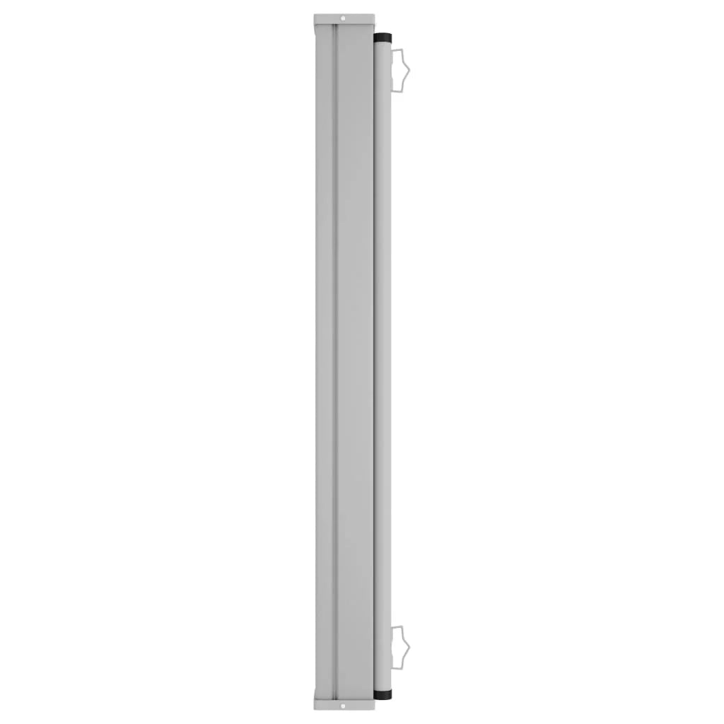 Tenda da sole laterale retrattile 140 x 600 cm grigia 02_0007265