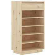 Scarpiera | Mobile per scarpe 60x34x105 cm in Legno Massello di Pino