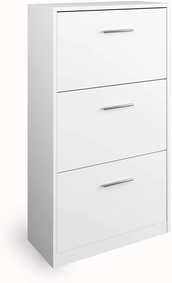 Scarpiera da ingresso Gizmo, Bianco, 59 x 169.5 cm