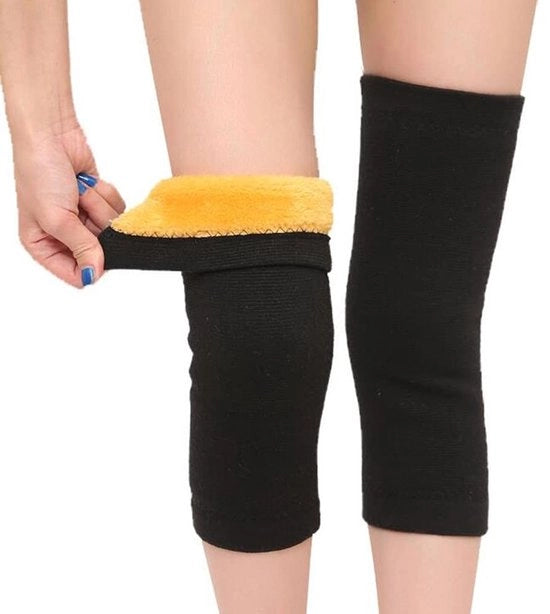 Protezioni ginocchia spesse - Gonna ad aria per ginocchia - Ideali per bicicletta e sci - Nero XL - Comodi e caldi - Adatti a entrambi i sessi
