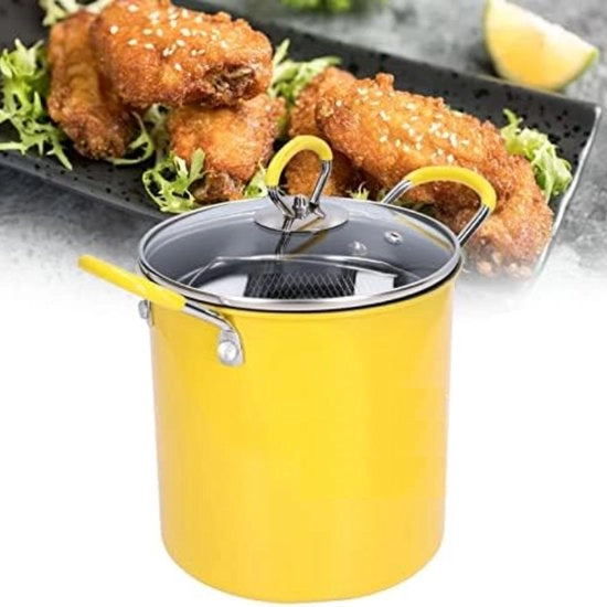 Friteuse a Doppio Bucato 3 Litri - Friteuse Dubbel - Padella per Frittura