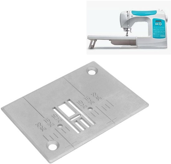 Platina di sostituzione professionale a punta - Piattaforma a punta - Laminato fine - Compatibile con Singer 6180/6160/5400/C5200 - Duraturo - Facile manutenzione
