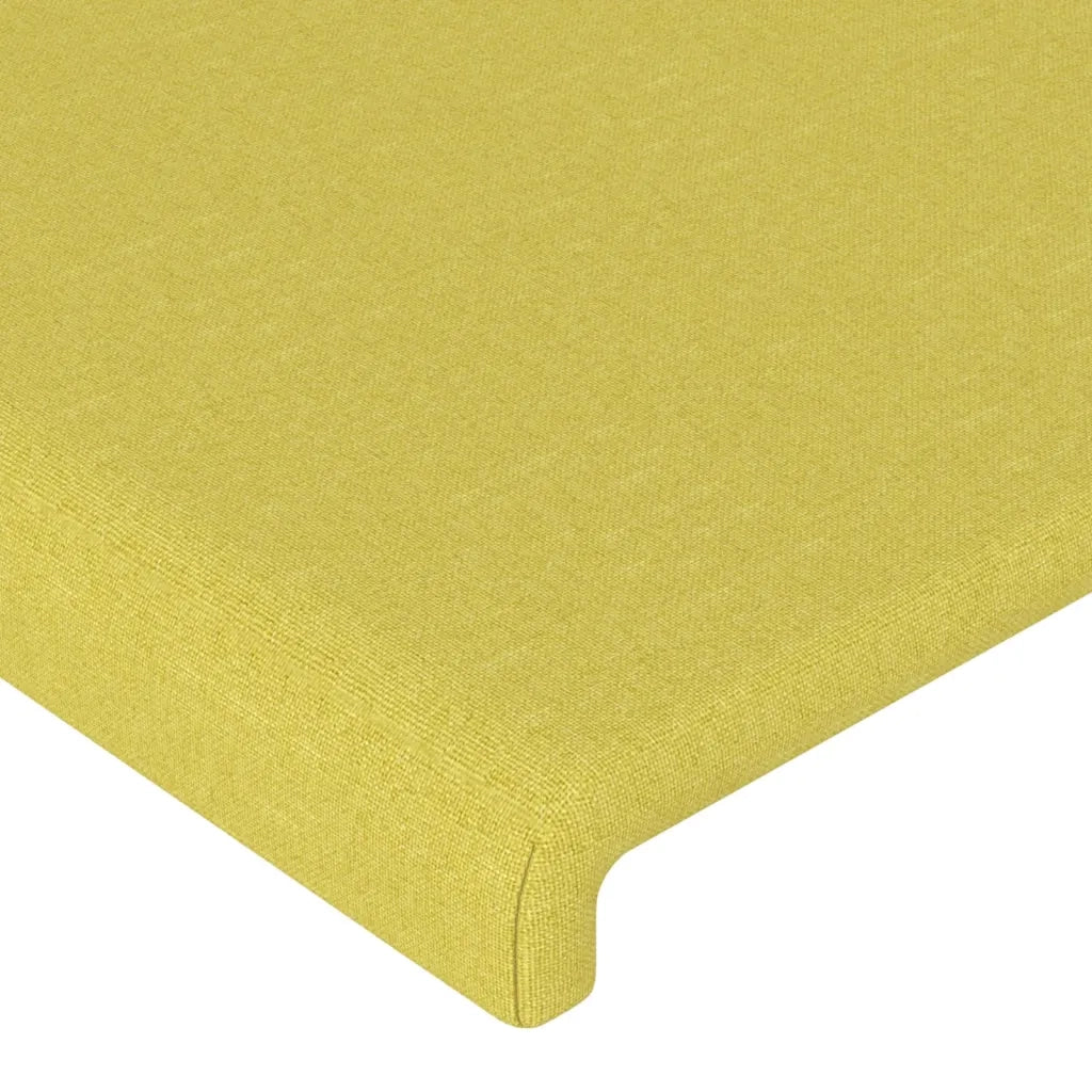 Testiera ad Orecchio Verde 103x16x118/128 cm in Tessuto