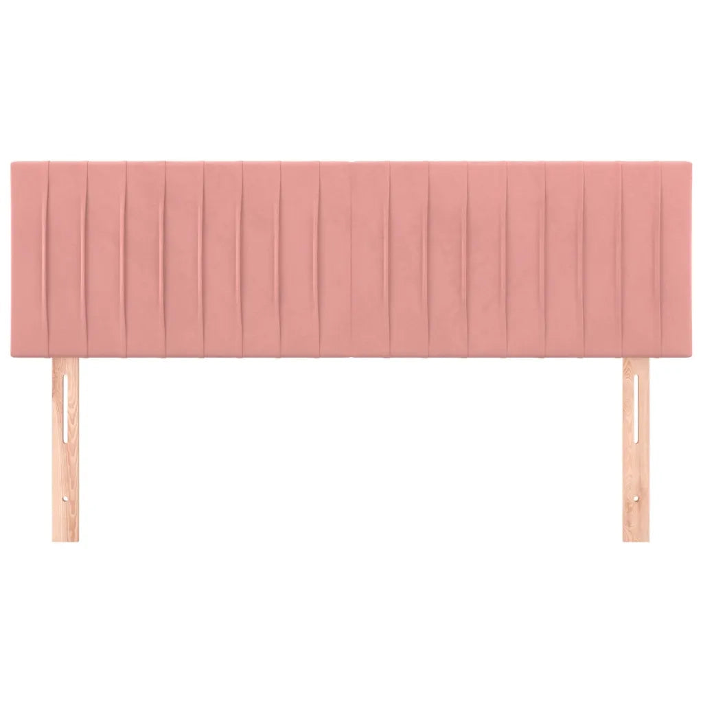 Testiere 2 pz Rosa 72x5x78/88 cm in Velluto