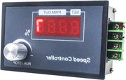 Regolatore di velocità del motore 6-60V 30A per motore DC - Configurabile - Con interruttore di avvio e manopola di regolazione - Adatto per 6V 12V 24V 36V 48V.