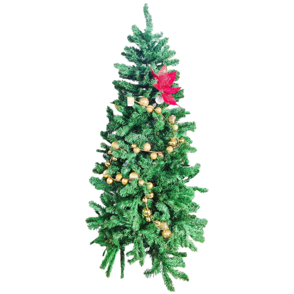 GHIRLANDA CON PALLE ORO CM180 SNODABILE