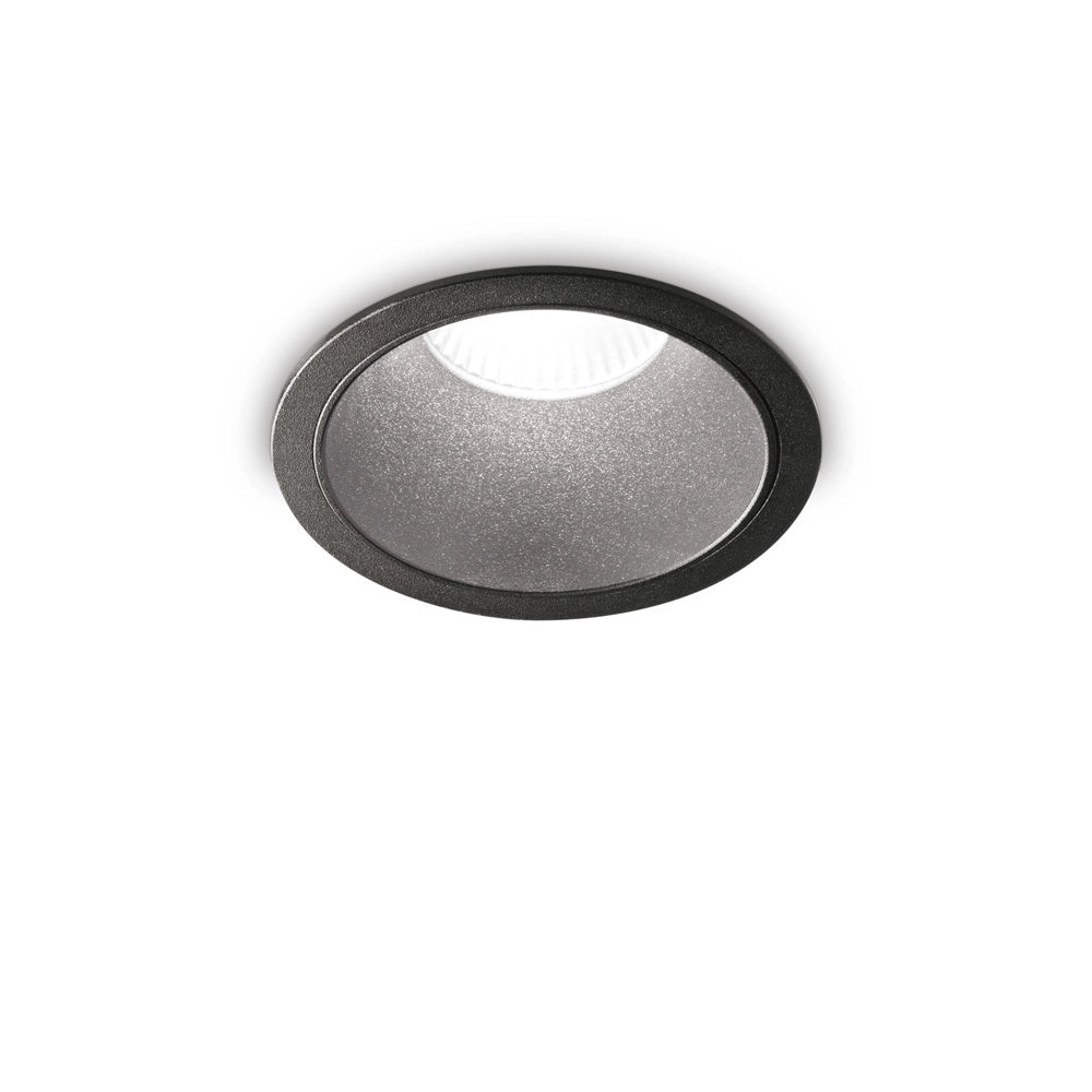 Proiettore Da Incasso Moderno Game Alluminio Nero Led 11W 2700K Luce Calda