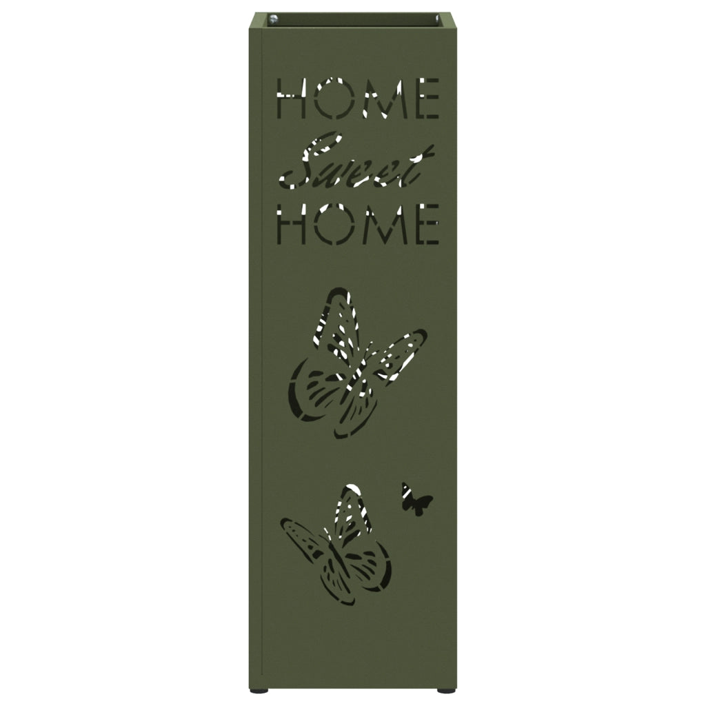 Portaombrelli Verde Oliva Metallo Standard Motivo Portaombrelli