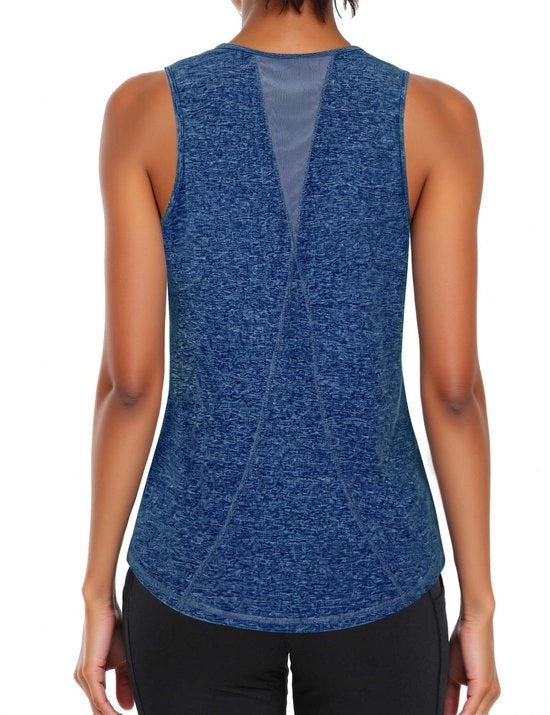 Top da donna con manica lunga - Sport - Yoga - Allenamento - Respirazione libera - Libertà di movimento