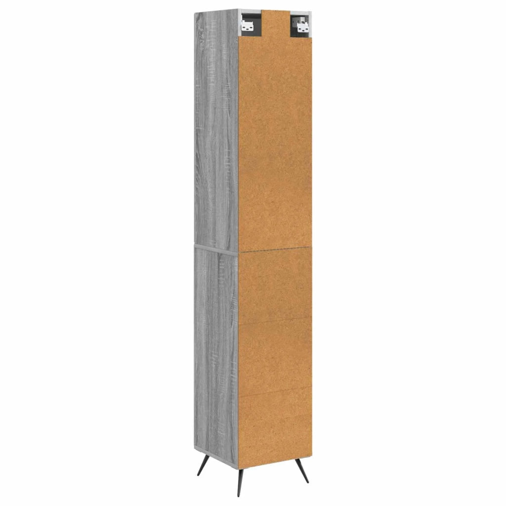 Set di armadi 2 pcs Sonoma grigio 34,5 x 34,5 x 90 cm 3416895