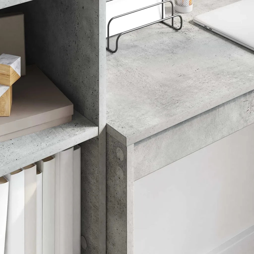 Scrivania Grigio cemento 100 x 40 x 76 cm 869405