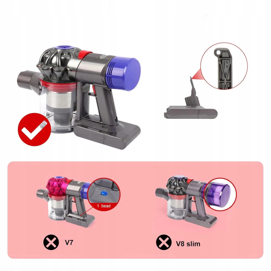 Interruttore di Ricambio per Dyson V8 SV12 – Compatibile con Aspirapolvere Dyson V8/SV12