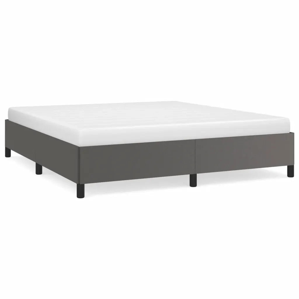 Giroletto-Struttura Letto Grigio 180x200 cm in Similpelle 334638