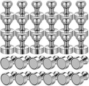 30 magneti forti, 12 x 16 mm piccoli magneti per lavagne magnetiche, magneti neodymium, mini magneti extra forti, ganci magnetici rotondi, magneti per lavagna bianca, magneti per pannelli refrigeratore
