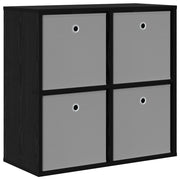 Credenza | Madia | Buffet da pranzo | Armadio da pranzo con cassetto Rovere Nero 68,5 x 32 x 67 cm