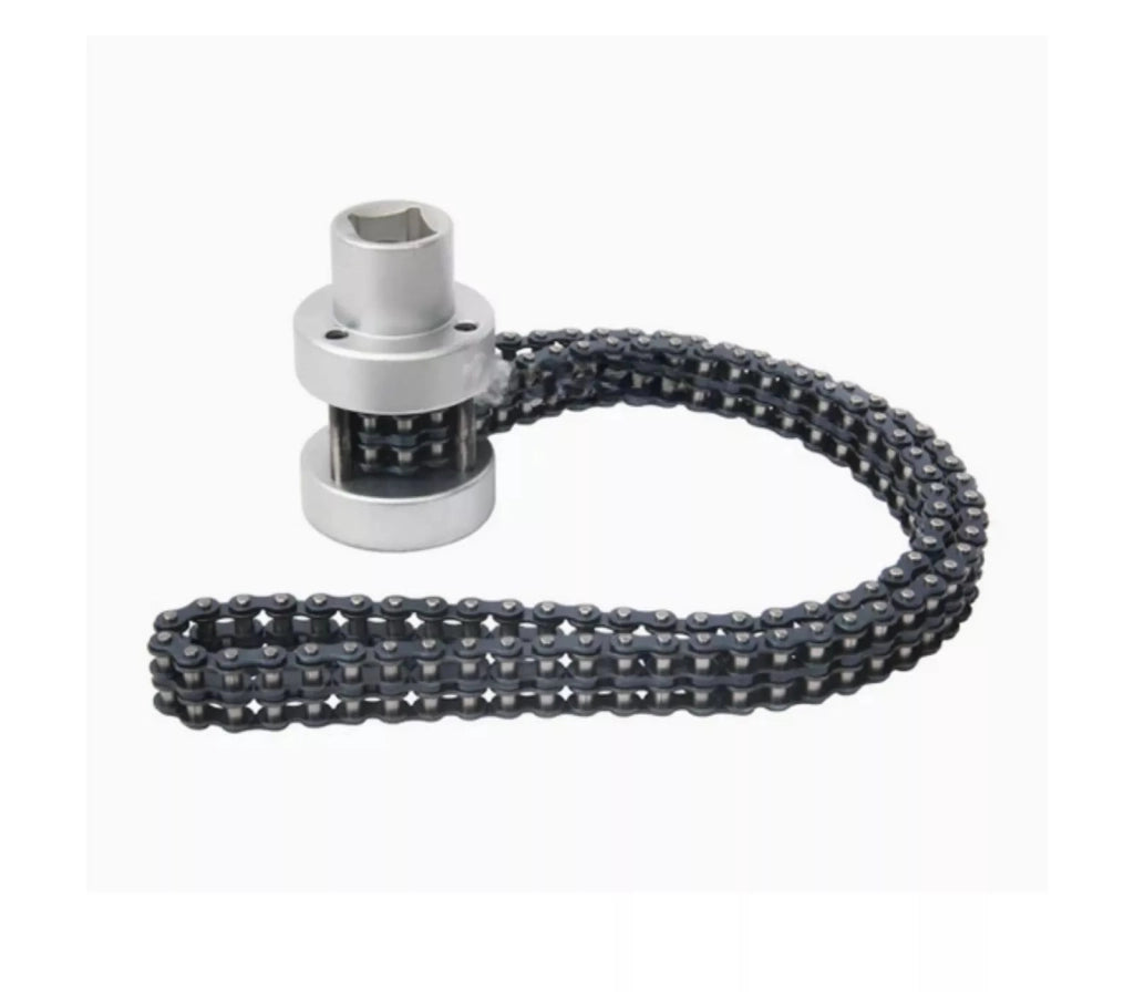 Chiave Per Filtro Olio Gasolio a catena Attacco 1/2 Doppia Catena 22 cm art.07666
