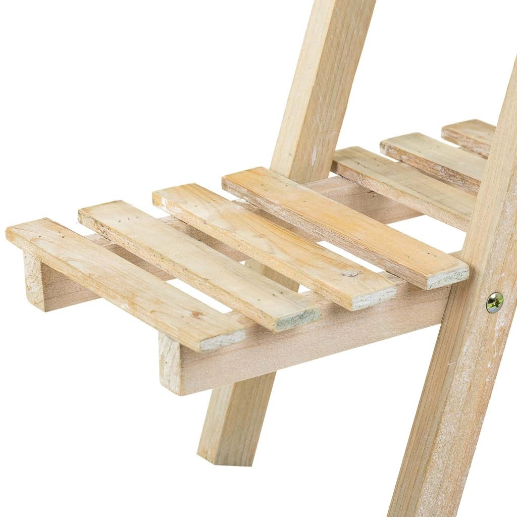 Scaffale con 2 ripiani in legno marrone 64x19,5x38h