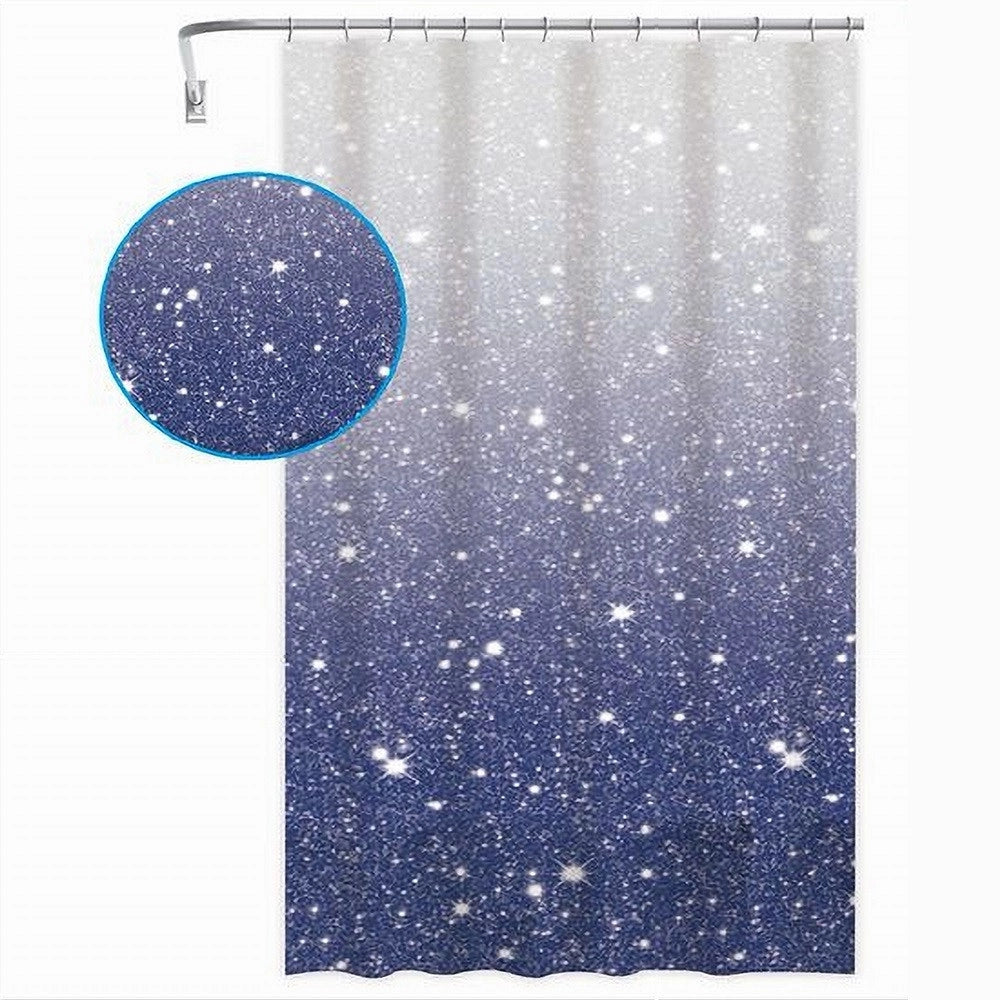 Trade Shop - Tenda Per Doccia Vasca Da Bagno Galassia Impermeabile 180x200cm Con Anelli 79218 -