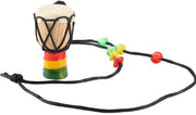Tamburo Miniaturo in Legno Africano per Appeso Musica