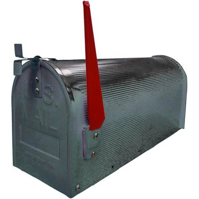 Vigor Blinky 27292-10 America US Mail Cassetta Postale Verticale Senza Palo in Alluminio Ondulato Anodizzato 17x48x22 cm colore Alluminio
