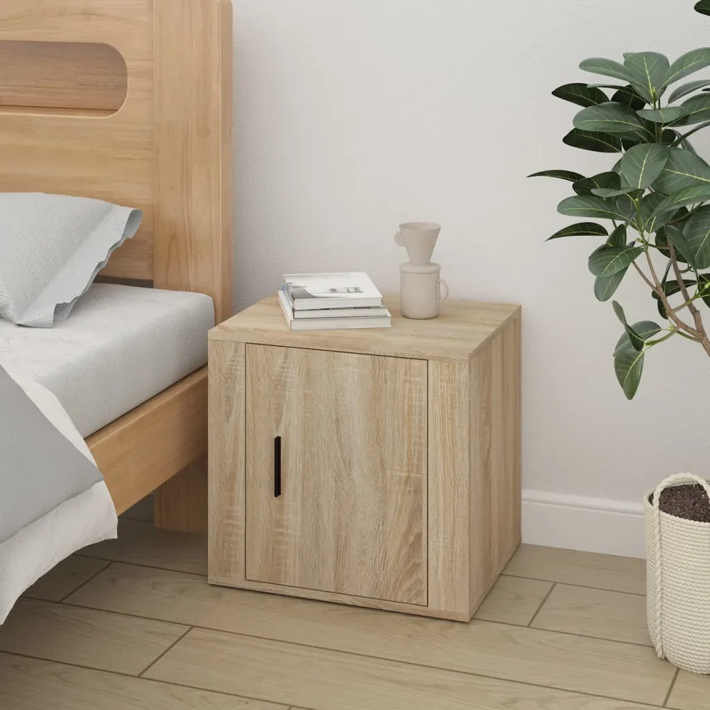 Set di 2 Comodini | Armadio da Notte | Mobiletto da notte Rovere Sonoma 50x39x47 cm