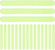 24 pezzi di strisce antiscivolo: strisce antiscivolo fluorescenti, strisce antiscivolo per docce, adesivi a luce negativa, antiscivolo, adatti per piscine, vasche da bagno e scale (20 * 2 cm)
