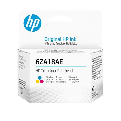 HP Testina di stampa originale 6ZA18AE, tricromia