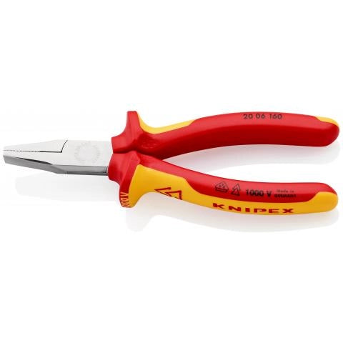PINZA PER MECCANICA A BECCHI PIATTI DRITTI (160mm) - KNIPEX 2002160