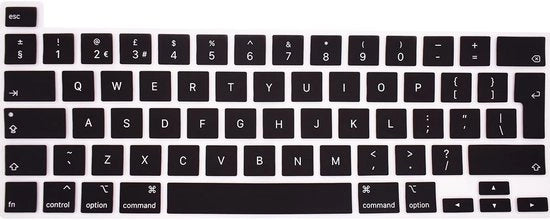 Case per tastiera in silicone compatibile con MacBook Pro 13"/16" - Touch ID - Pelle protettiva - Tastiera personalizzata - Adatto per chip M2/M1 - Tastiera per laptop