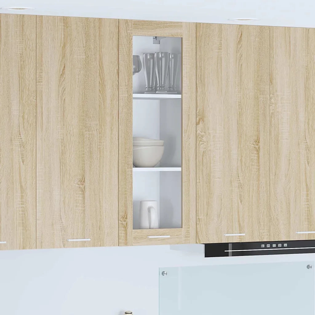 Armadio pensile con porta Rovere Sonoma 40 x 31 x 100 cm